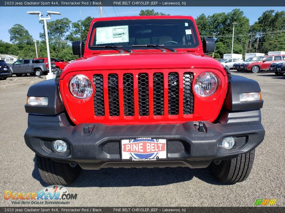 2020 Jeep Gladiator Sport 4x4 Firecracker Red / Black Photo #2