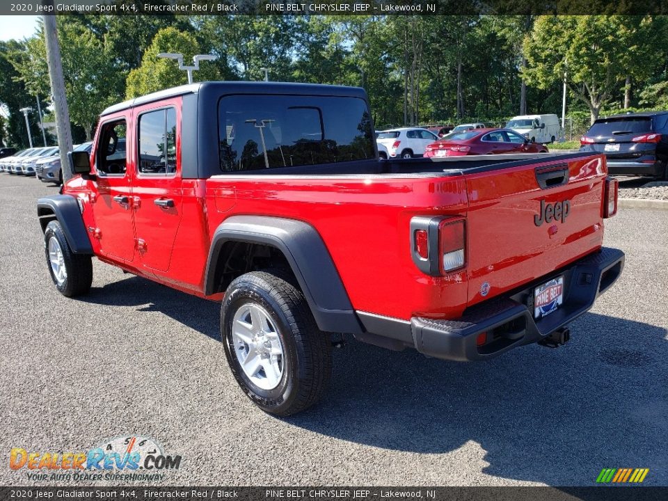 2020 Jeep Gladiator Sport 4x4 Firecracker Red / Black Photo #5