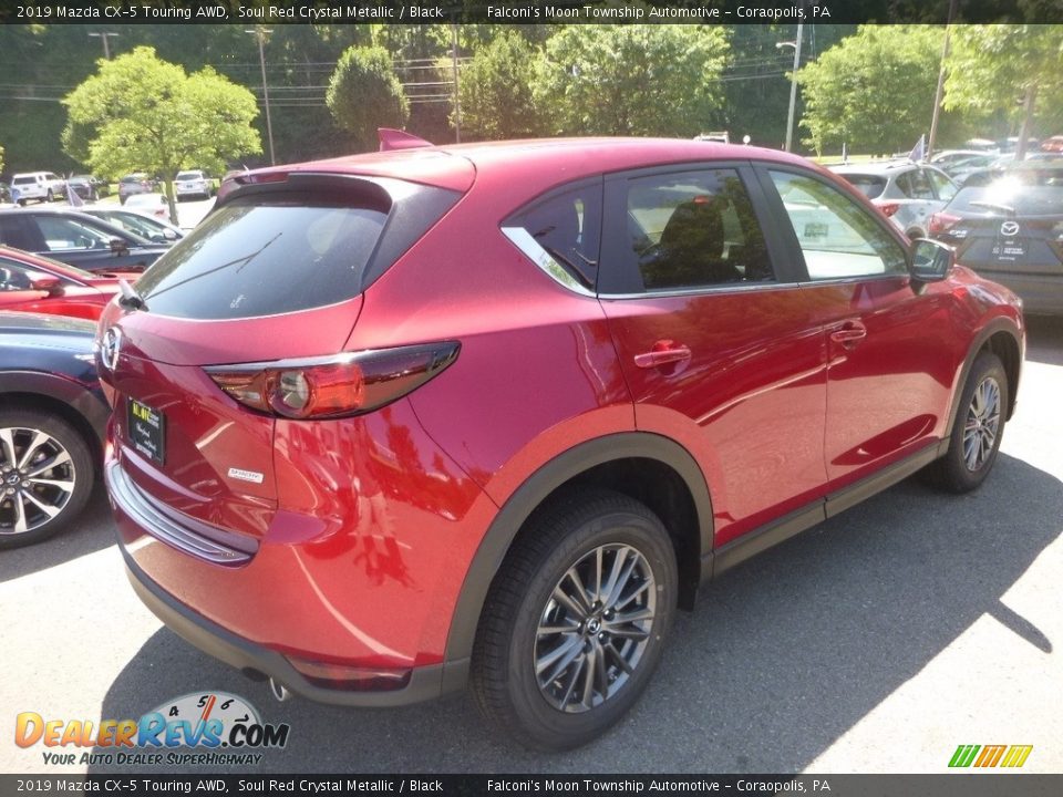 2019 Mazda CX-5 Touring AWD Soul Red Crystal Metallic / Black Photo #2