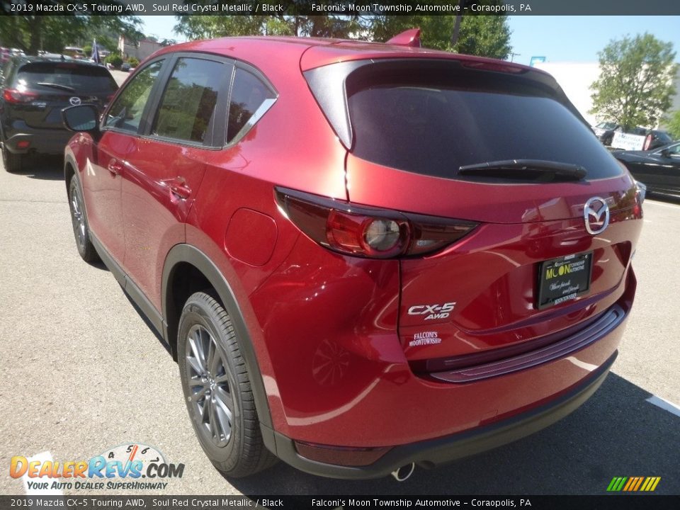 2019 Mazda CX-5 Touring AWD Soul Red Crystal Metallic / Black Photo #6