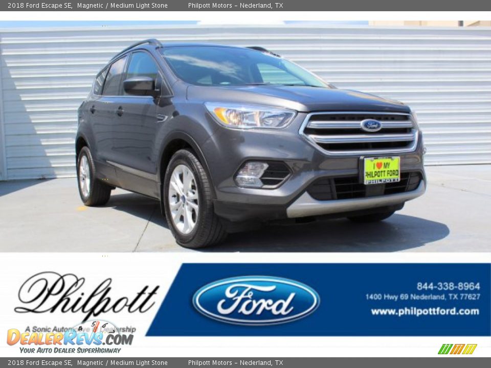 2018 Ford Escape SE Magnetic / Medium Light Stone Photo #1