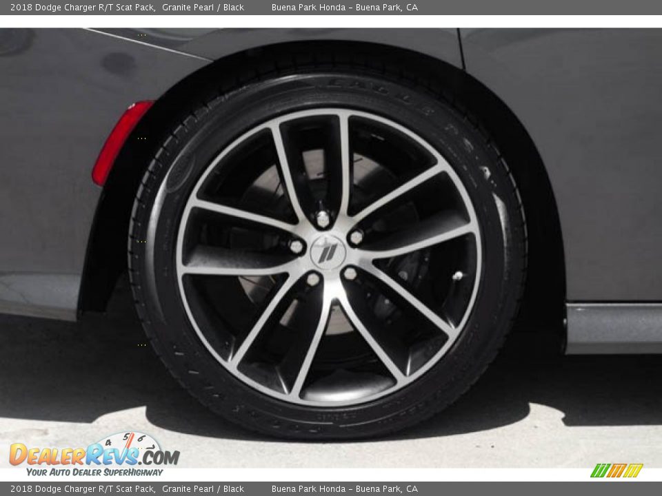 2018 Dodge Charger R/T Scat Pack Granite Pearl / Black Photo #35