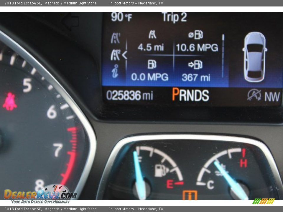2018 Ford Escape SE Magnetic / Medium Light Stone Photo #16