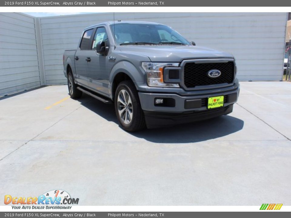 2019 Ford F150 XL SuperCrew Abyss Gray / Black Photo #2
