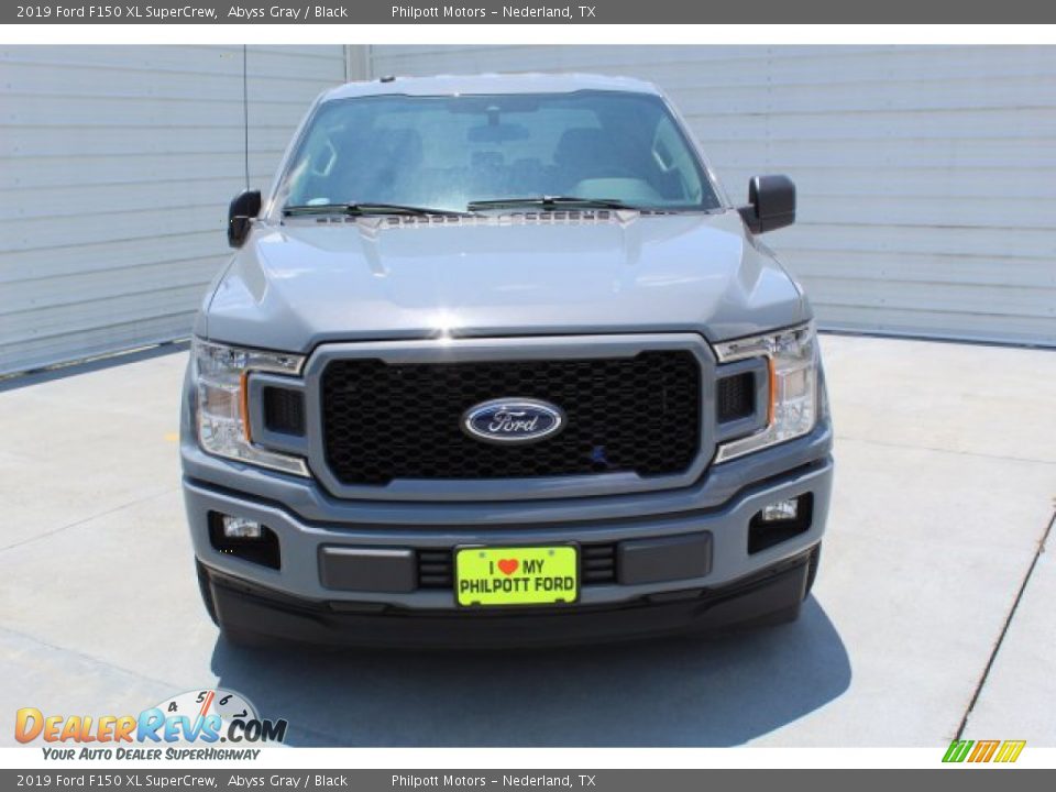 2019 Ford F150 XL SuperCrew Abyss Gray / Black Photo #3