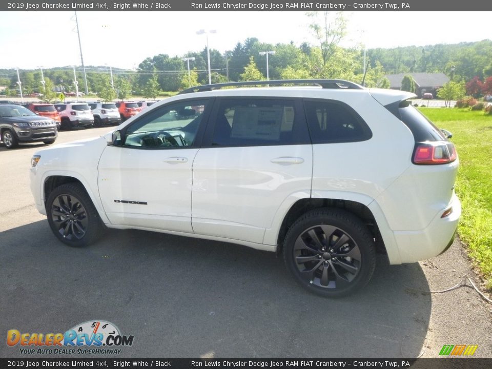 2019 Jeep Cherokee Limited 4x4 Bright White / Black Photo #2