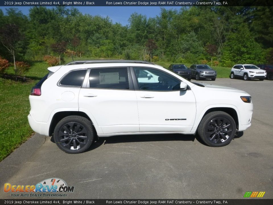 2019 Jeep Cherokee Limited 4x4 Bright White / Black Photo #6