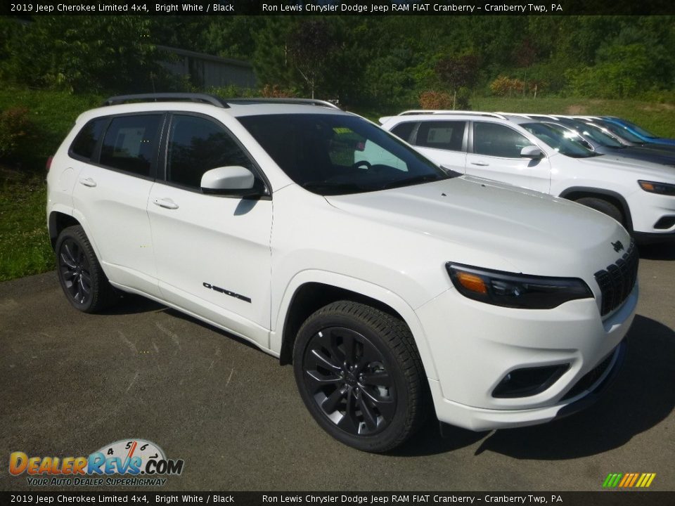 2019 Jeep Cherokee Limited 4x4 Bright White / Black Photo #7