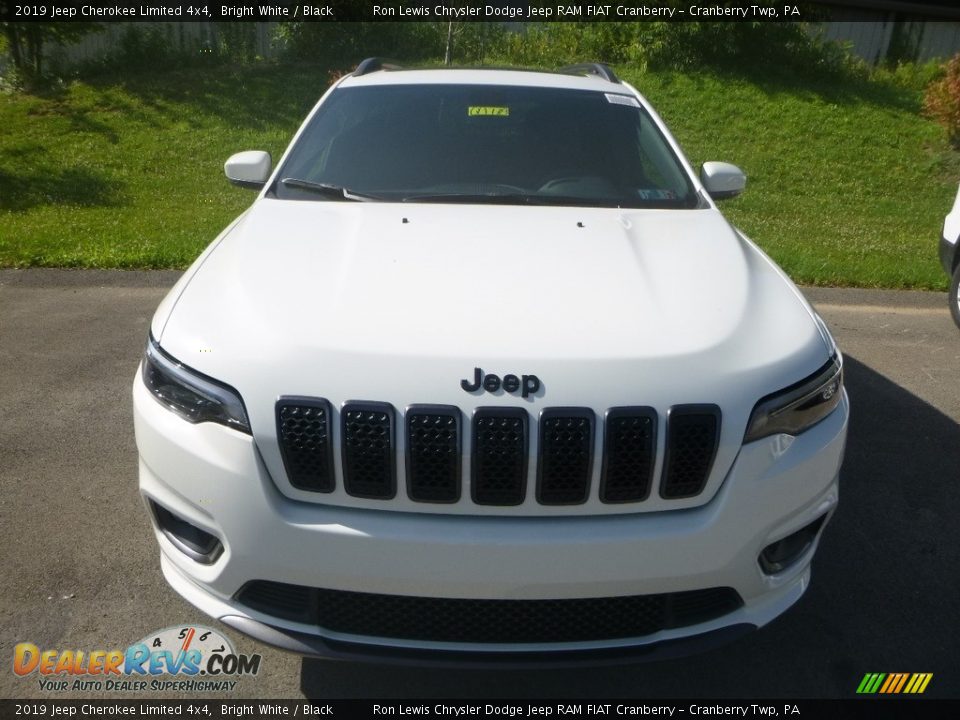 2019 Jeep Cherokee Limited 4x4 Bright White / Black Photo #8