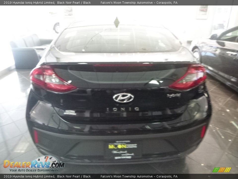 2019 Hyundai Ioniq Hybrid Limited Black Noir Pearl / Black Photo #4