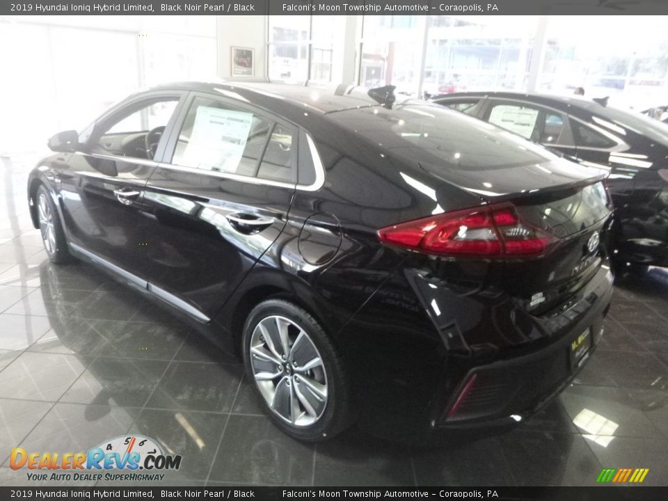 2019 Hyundai Ioniq Hybrid Limited Black Noir Pearl / Black Photo #5