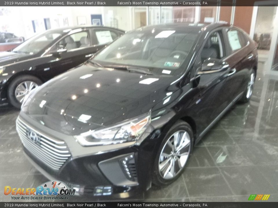 2019 Hyundai Ioniq Hybrid Limited Black Noir Pearl / Black Photo #6