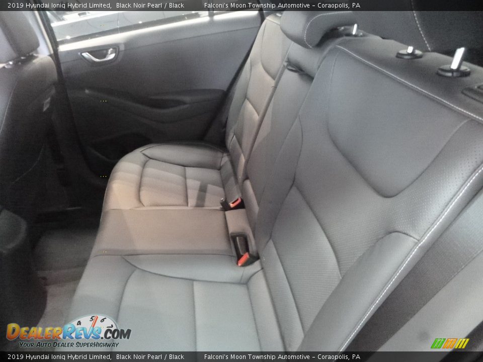 2019 Hyundai Ioniq Hybrid Limited Black Noir Pearl / Black Photo #8