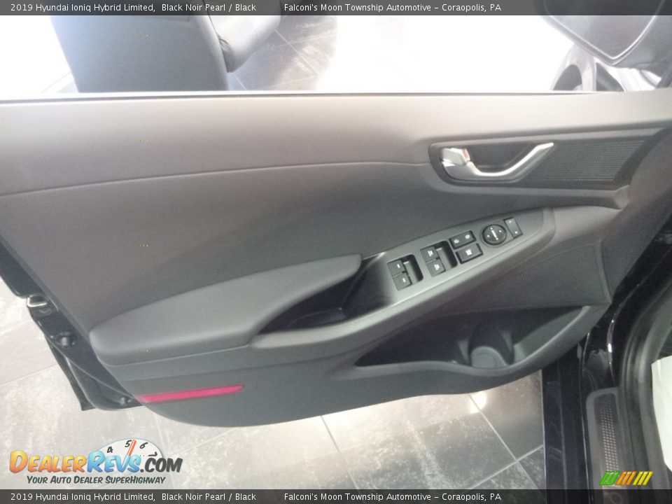 2019 Hyundai Ioniq Hybrid Limited Black Noir Pearl / Black Photo #9