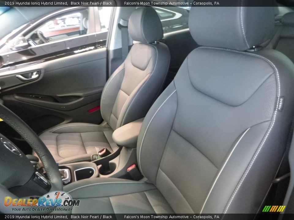 2019 Hyundai Ioniq Hybrid Limited Black Noir Pearl / Black Photo #10