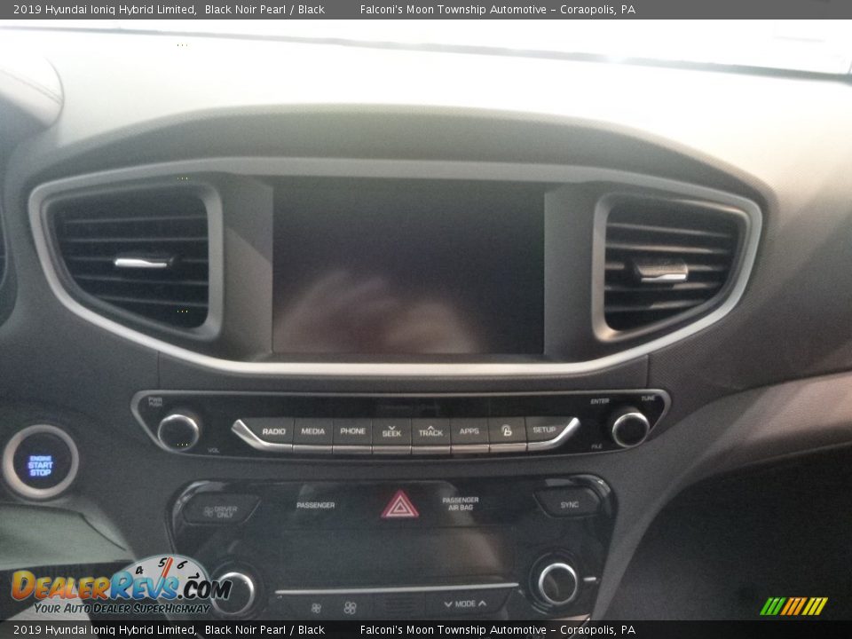 2019 Hyundai Ioniq Hybrid Limited Black Noir Pearl / Black Photo #13