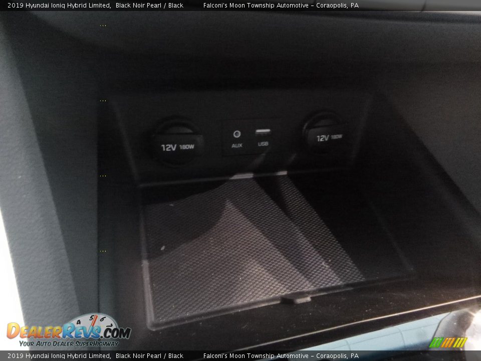 2019 Hyundai Ioniq Hybrid Limited Black Noir Pearl / Black Photo #14