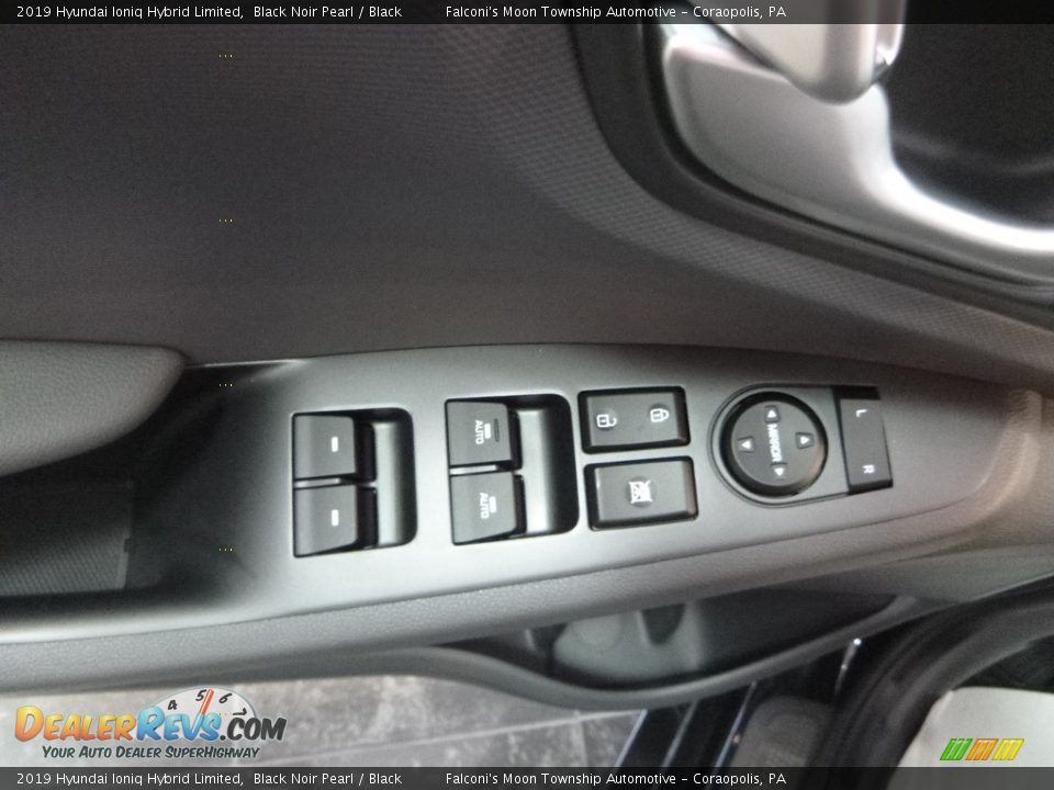 2019 Hyundai Ioniq Hybrid Limited Black Noir Pearl / Black Photo #15