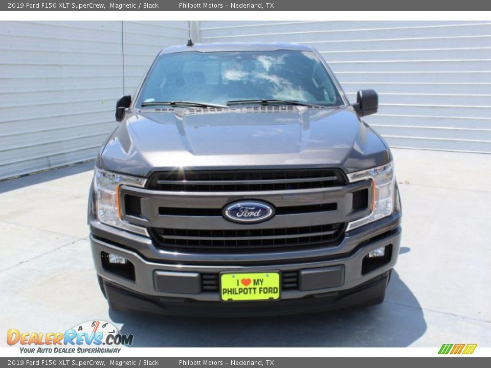 2019 Ford F150 XLT SuperCrew Magnetic / Black Photo #3