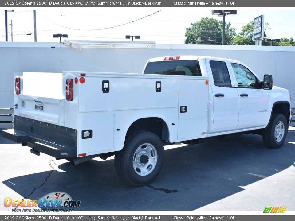 2019 GMC Sierra 2500HD Double Cab 4WD Utility Summit White / Jet Black/­Dark Ash Photo #2