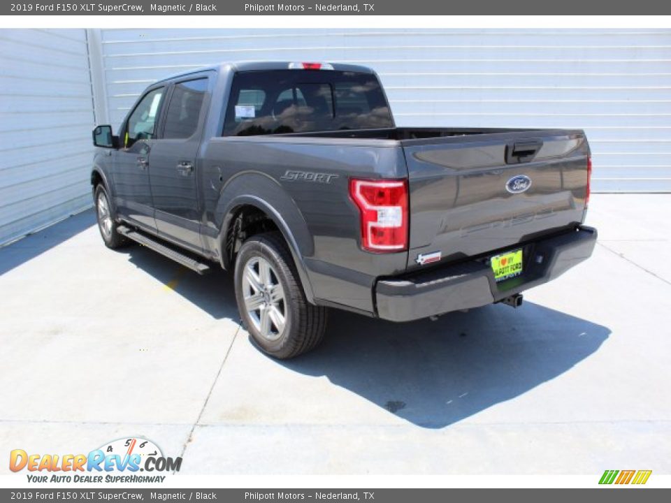 2019 Ford F150 XLT SuperCrew Magnetic / Black Photo #7