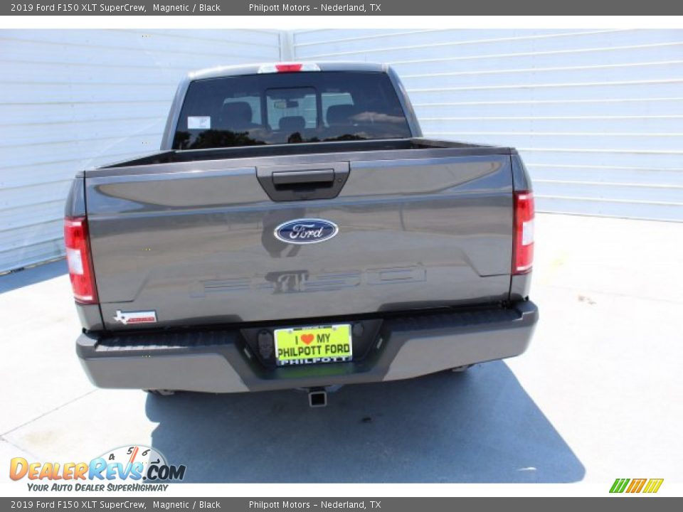 2019 Ford F150 XLT SuperCrew Magnetic / Black Photo #8