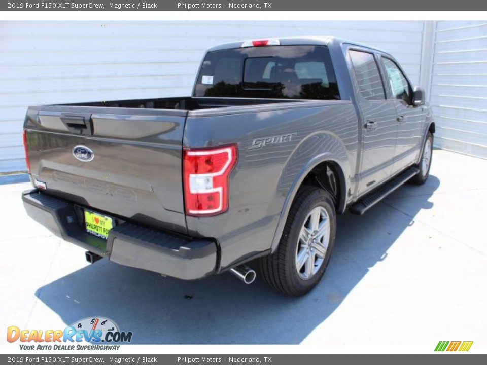 2019 Ford F150 XLT SuperCrew Magnetic / Black Photo #9