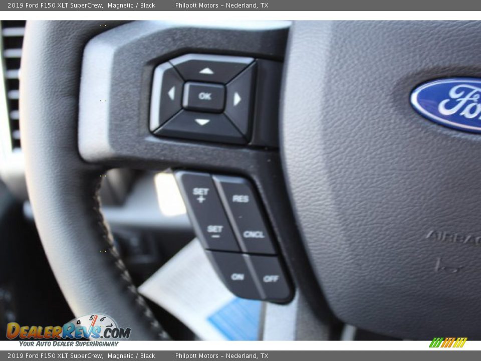 2019 Ford F150 XLT SuperCrew Magnetic / Black Photo #13