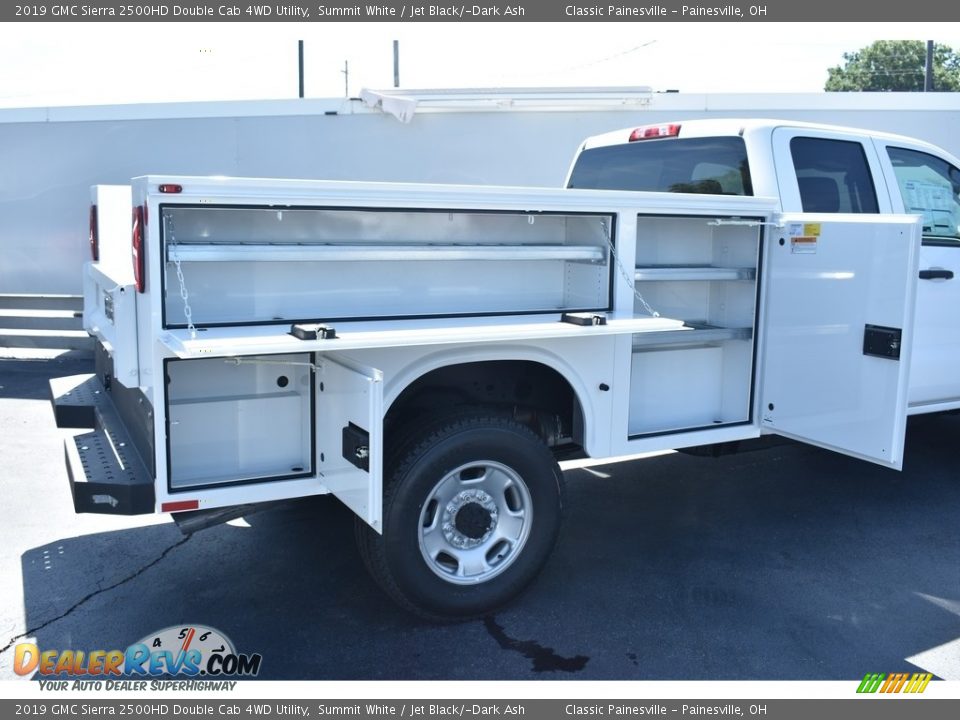 2019 GMC Sierra 2500HD Double Cab 4WD Utility Summit White / Jet Black/­Dark Ash Photo #8