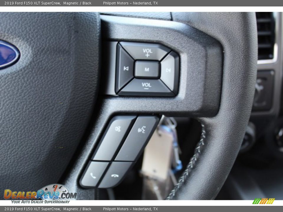 2019 Ford F150 XLT SuperCrew Magnetic / Black Photo #14