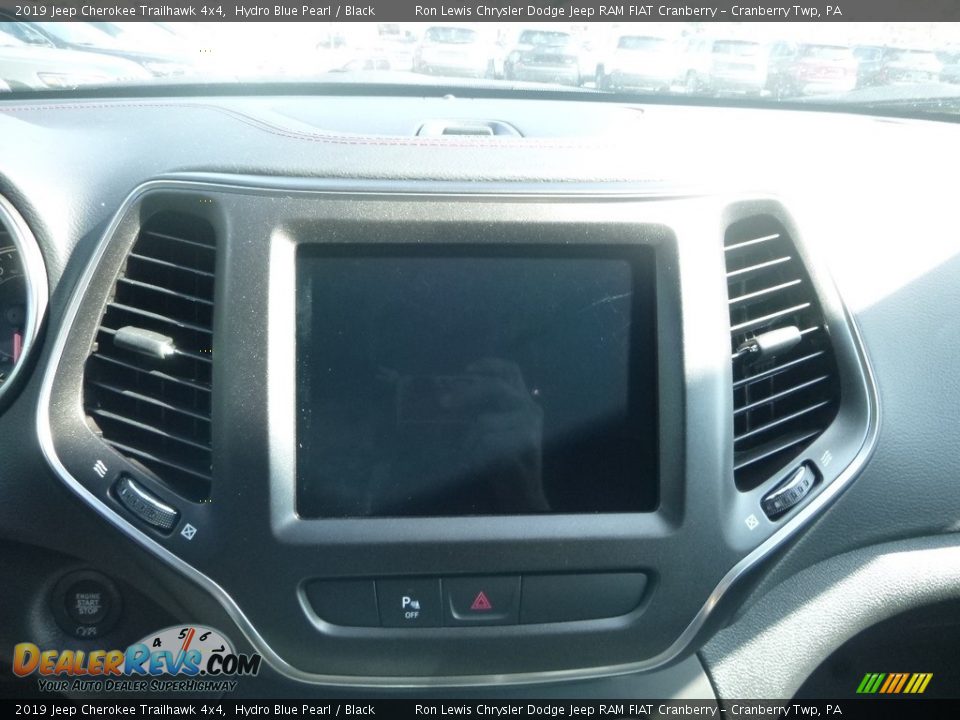 2019 Jeep Cherokee Trailhawk 4x4 Hydro Blue Pearl / Black Photo #18