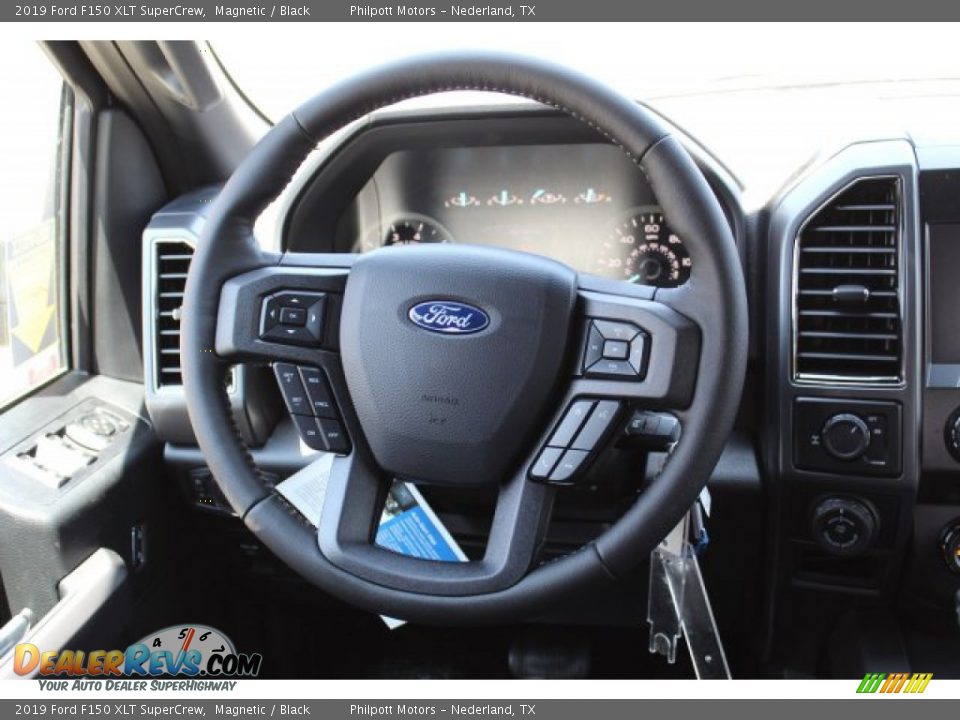 2019 Ford F150 XLT SuperCrew Magnetic / Black Photo #23