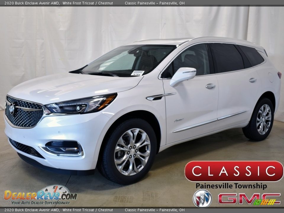 2020 Buick Enclave Avenir AWD White Frost Tricoat / Chestnut Photo #1