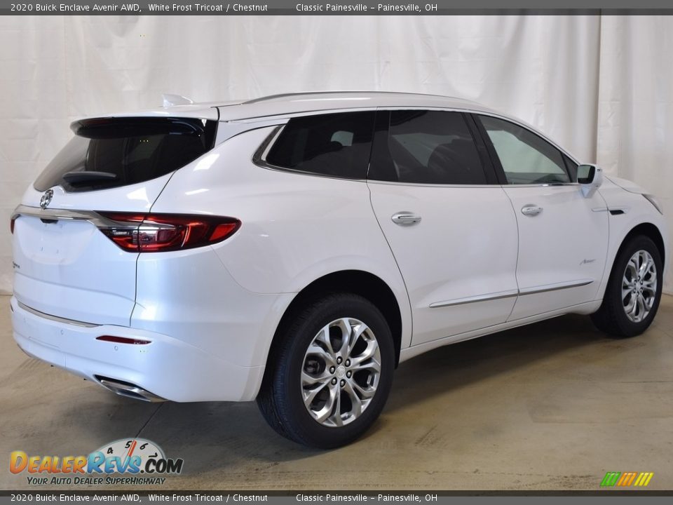 2020 Buick Enclave Avenir AWD White Frost Tricoat / Chestnut Photo #2