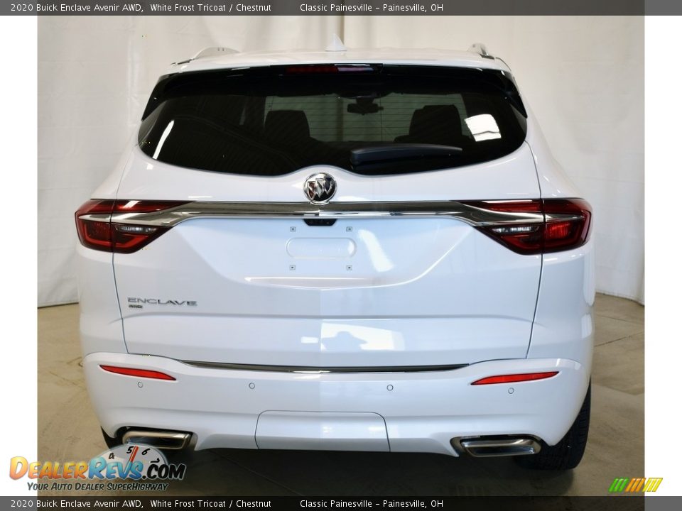 2020 Buick Enclave Avenir AWD White Frost Tricoat / Chestnut Photo #3
