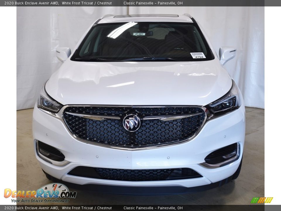 2020 Buick Enclave Avenir AWD White Frost Tricoat / Chestnut Photo #4