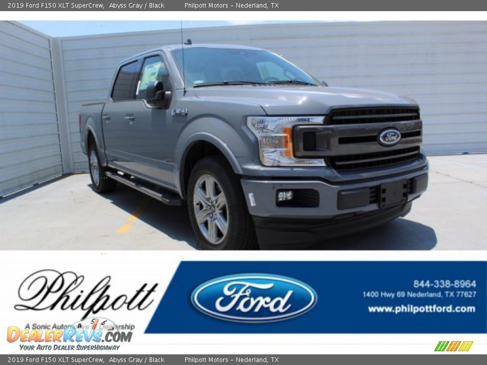 2019 Ford F150 XLT SuperCrew Abyss Gray / Black Photo #1
