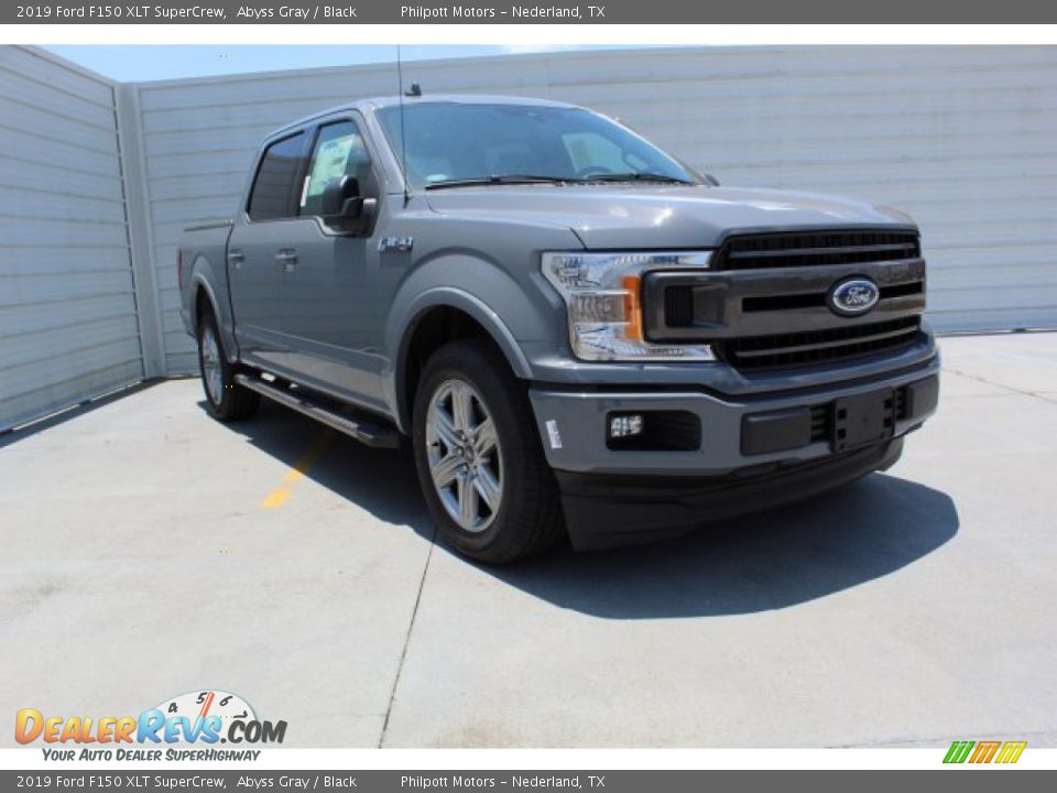 2019 Ford F150 XLT SuperCrew Abyss Gray / Black Photo #2