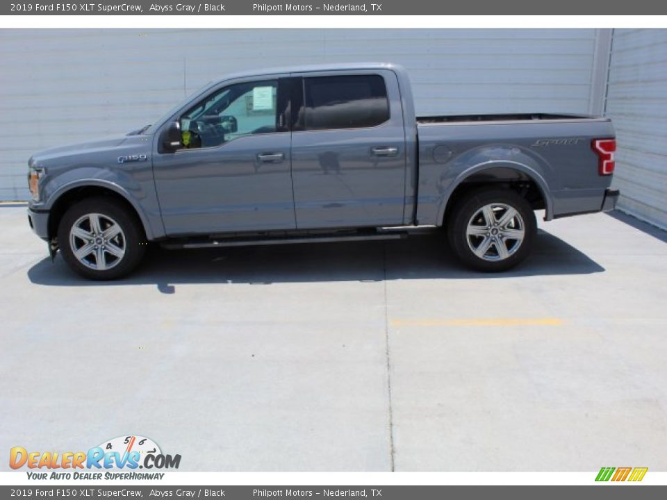 2019 Ford F150 XLT SuperCrew Abyss Gray / Black Photo #6