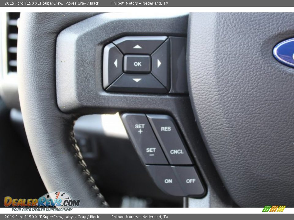 2019 Ford F150 XLT SuperCrew Abyss Gray / Black Photo #13