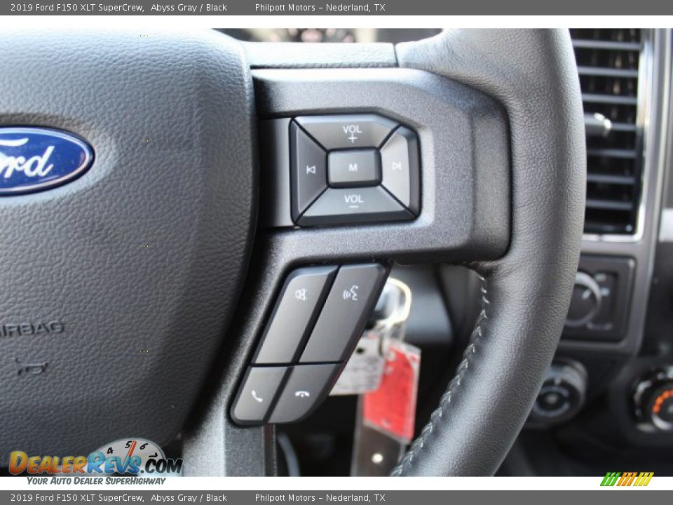 2019 Ford F150 XLT SuperCrew Abyss Gray / Black Photo #14