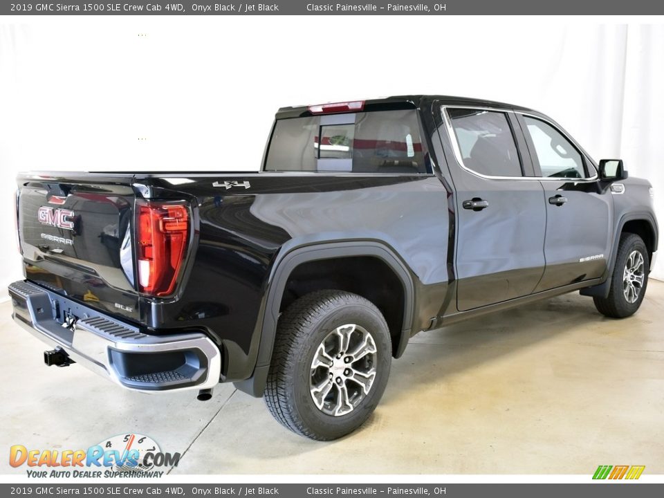 2019 GMC Sierra 1500 SLE Crew Cab 4WD Onyx Black / Jet Black Photo #2