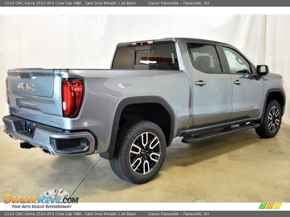 2019 GMC Sierra 1500 AT4 Crew Cab 4WD Satin Steel Metallic / Jet Black Photo #2