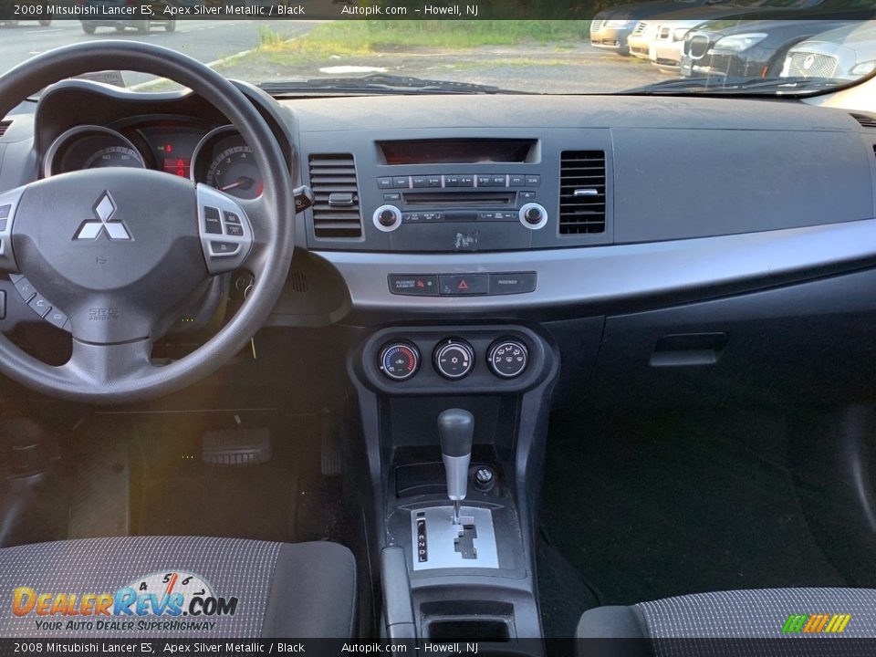 2008 Mitsubishi Lancer ES Apex Silver Metallic / Black Photo #12
