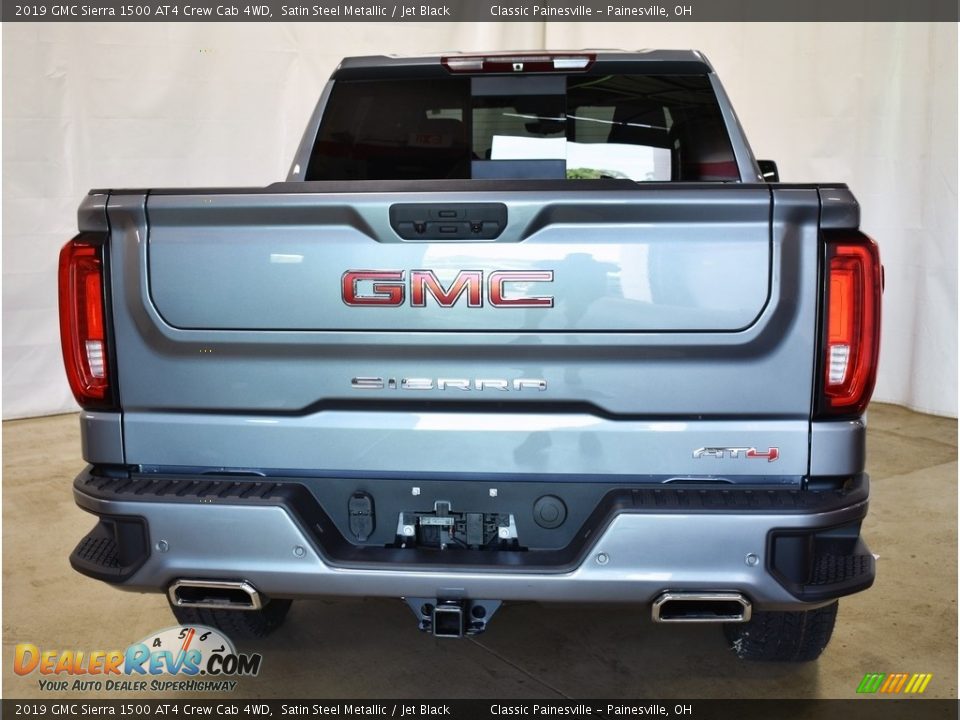 2019 GMC Sierra 1500 AT4 Crew Cab 4WD Satin Steel Metallic / Jet Black Photo #3