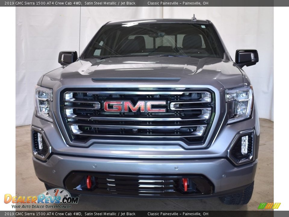 2019 GMC Sierra 1500 AT4 Crew Cab 4WD Satin Steel Metallic / Jet Black Photo #4