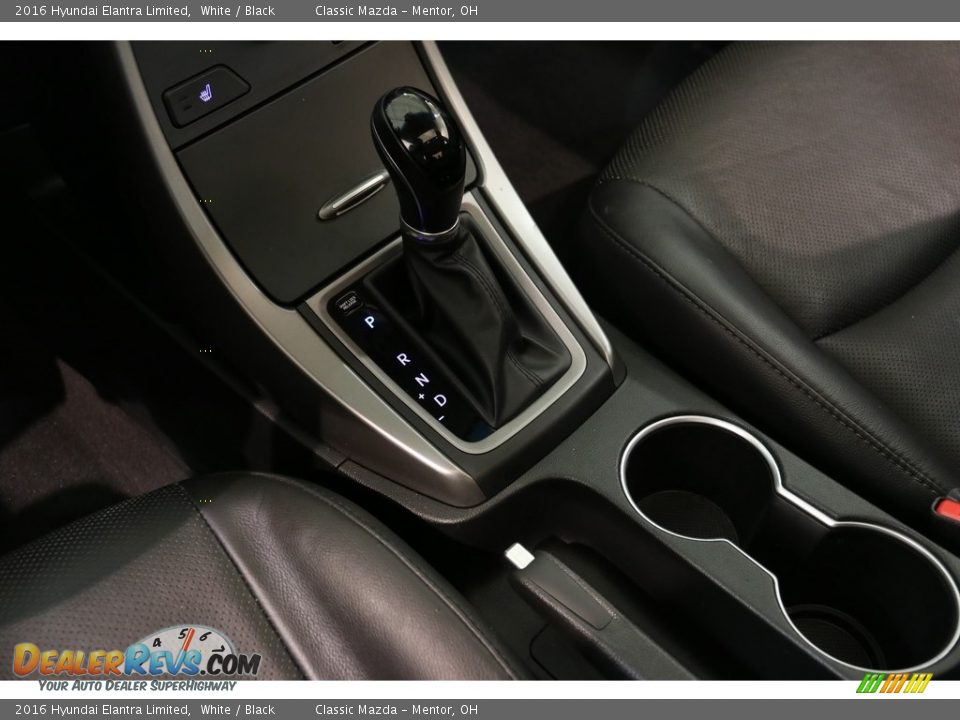 2016 Hyundai Elantra Limited White / Black Photo #15