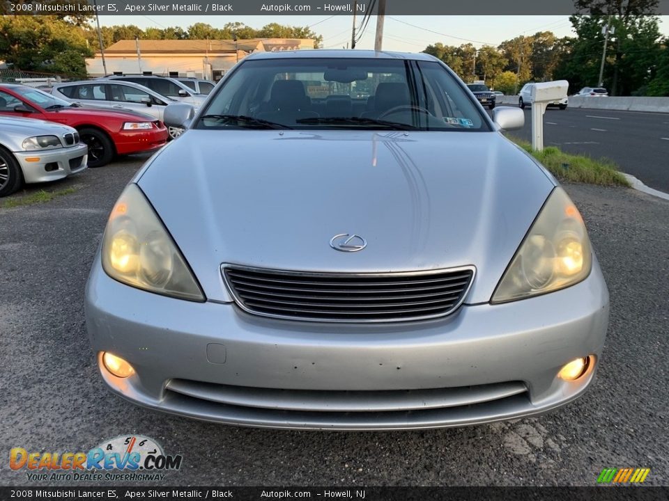 2008 Mitsubishi Lancer ES Apex Silver Metallic / Black Photo #18