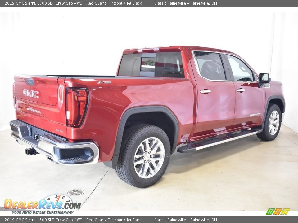 2019 GMC Sierra 1500 SLT Crew Cab 4WD Red Quartz Tintcoat / Jet Black Photo #2