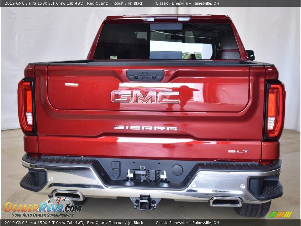 2019 GMC Sierra 1500 SLT Crew Cab 4WD Red Quartz Tintcoat / Jet Black Photo #3